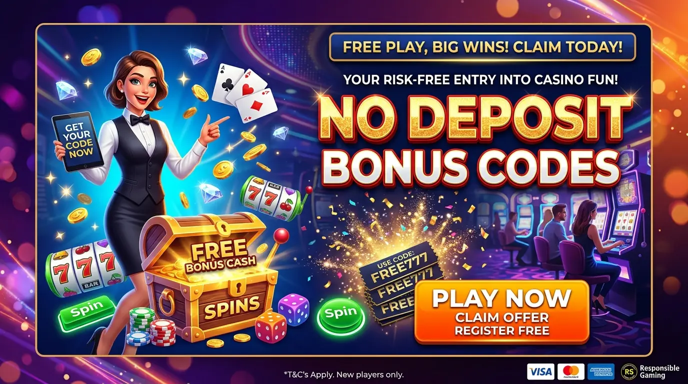 Wild Card City no deposit bonus codes