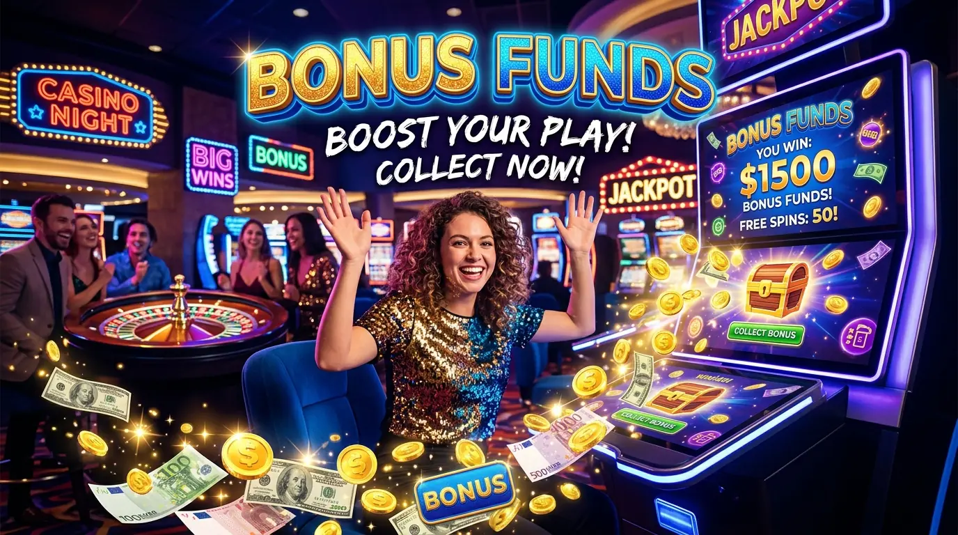 Wild Card City casino bonus funds