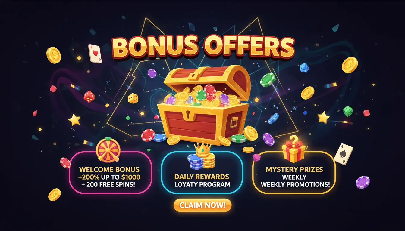 Wild Card City bonus offers